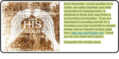 nov blanket ministry add in